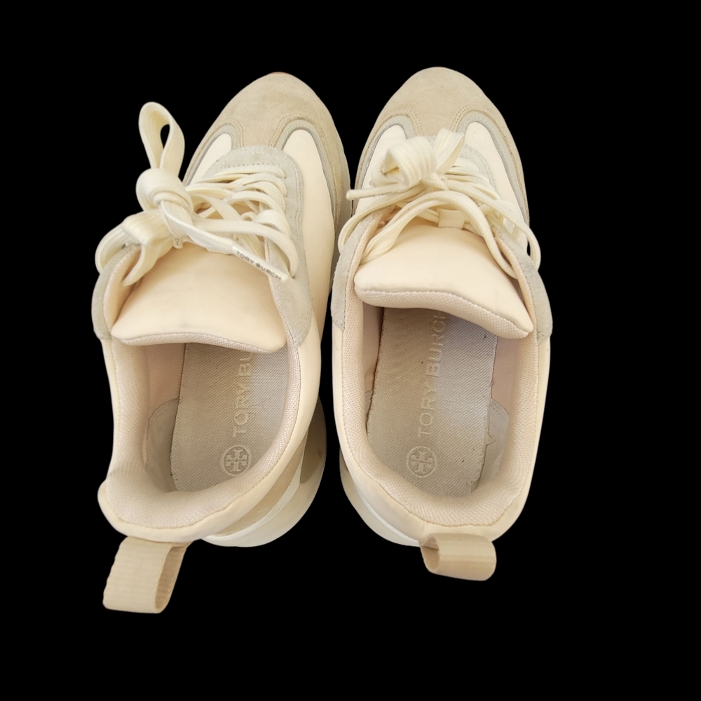 Tory Burch Womens Good Luck trainer fashion sneakers Sz 9 - Picture 3 of 9